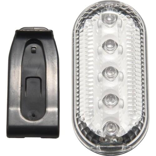 LED Flashing Shoulder Light Waterproof Warning Signal Lamp Patrol Warning Light SOS Clip Flash Light