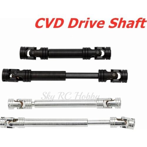 Telescopic CVD Drive Shaft Universal Joint Transmission Shafts Cardan Shaft Spline Coupling for RC Traxxas TRX4 AXIAL GMADE