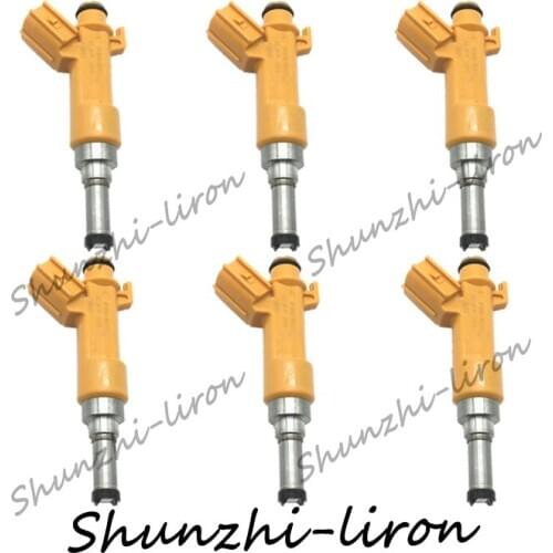 6pcs Fuel Injector for LEXUS NA IS2xxx/3xxx / RC350/300/200T / GS SERIES / NX SE 23209-39278 2320939278 23250-0V040 232500V040