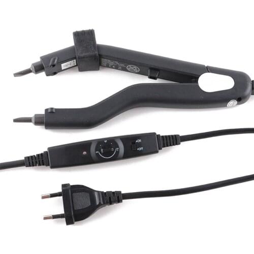 Adjustable Temperature 220℃ Smart Mini Heating Tip Hair Extension Iron, Fusion Hair Extension Iron Keratin Bonding Tools