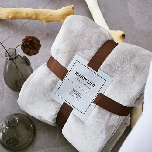 30 Thow Blanket for Sofa Thicken Warmer Flannel Blanket for Winter Single Queen King Size Blanket on the Bed