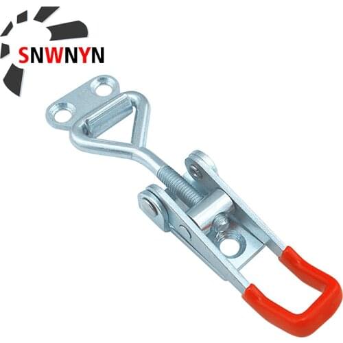 1/2/4/10PCS 4001 Quick Release Toggle Clamp 100KG 220Lbs Holding Capacity Galvanized Iron Latch Hand Type Clamps Woodwork Tools