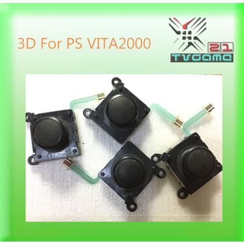10Pcs/Lot Original Used Black and White 3D Analog Joystick For PSvita 2000 Analog Joystick