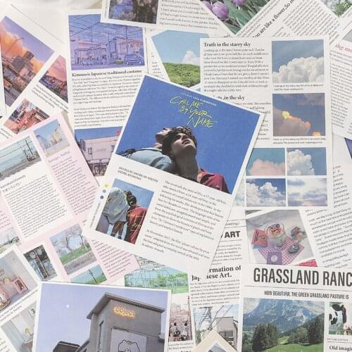 10setss/lot Memo Pads Sticky Notes Freeze Frame Moment Series Junk Journal Paper diary Scrapbooking Stickers Office