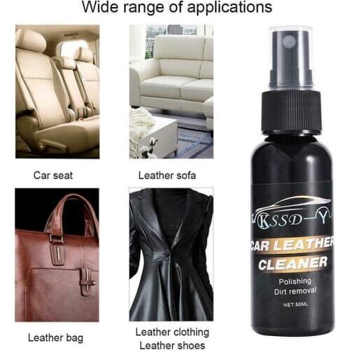 30/50ML Car Interior Leather Cleaner Seat Panel Dashboard Care Cleaner Polish Wax Car Accessory NJ88