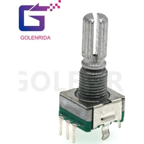 5PCS Plum handle 20mm rotary encoder coding switch / EC11 / digital potentiometer with switch 5 Pin