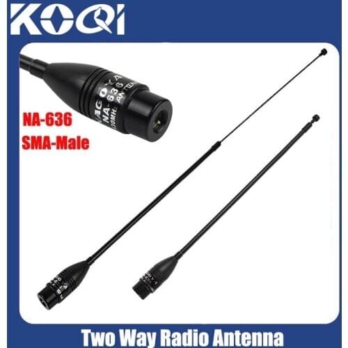 Antenna Nagoya NA-636 SMA MALE Dual band antenna for Yaesu VX-7R VX-6R VX-3R PX-2R TH-2R TH-UVF1 NF-6600 PX-359 UV-3R