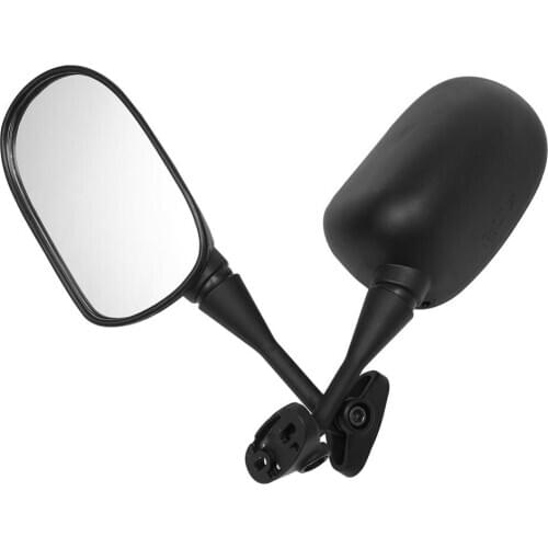 Black Motorcycle Rearview Mirror Motocross Rider Side Mirrors Cafe Racer Fit For Honda CBR600 CBR600RR CBR1000 CBR1000RR