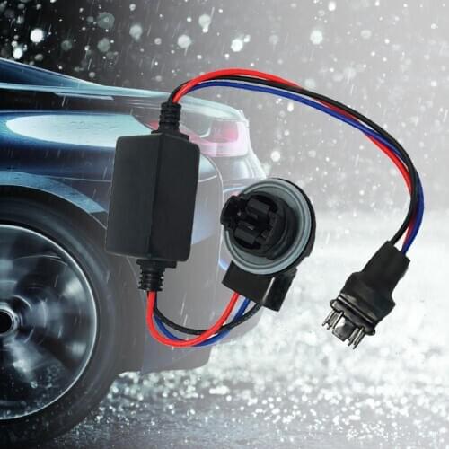 DC12V 8W Led Light Decoder ABS Detecting Canceler Accurate Load Resistor 3157B Socket Type Car Repair Tool Car Accessories