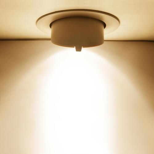 Dimmable 5W/7W/12W/15W/20W/30W LED COB Ceiling Light Flush Mounted Adjustable Picture Lamp White shell