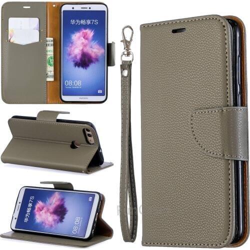 For Huawei P Smart PSmart FIG-LX1 FIG-L21 FIG L21 LX1 Wallet PU Leather Cover Case For Huawei P Smart Case 5.65 inch Funda