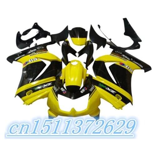 Dor-yellow black fairings Kawasaki Ninja 250R 2008 2009 2010 2011 2012 EX250 08-12 ZX 250R 2008 2009 2010 2011 2012 D injection