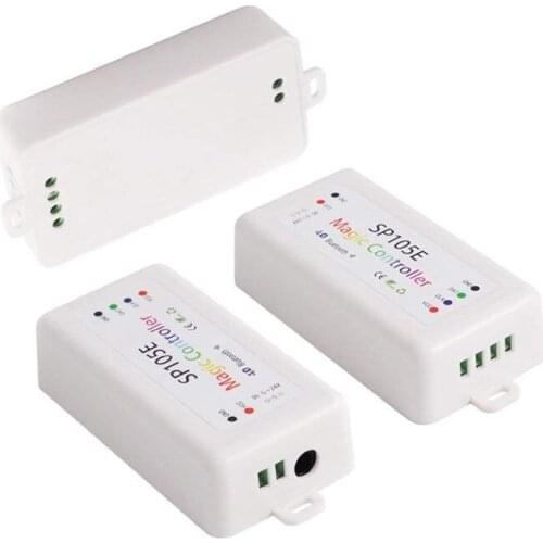 Bluetooth APP iOS Android LED Pixels Controller DC5-24V for WS2811 WS2812B APA102 SK6812 Individually Addressable Strip Light