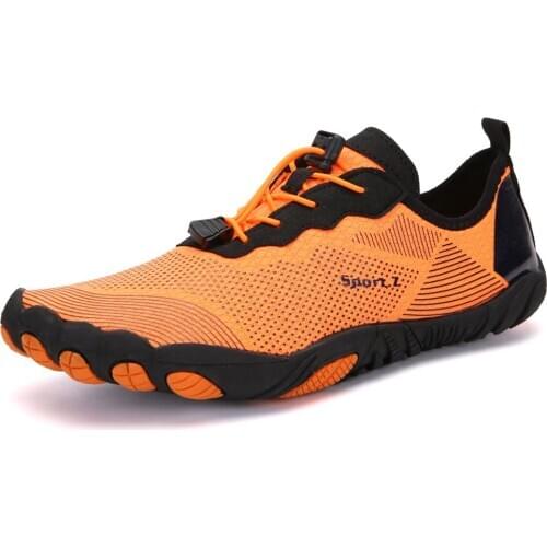 TaoBo Summer Couple Quick Lace Mesh Water Shoes Size 46 Quick Dry Barefoot Shoes Beach Slippers Breathable Hiking Sport Sneaker