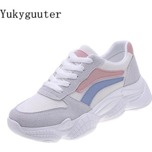 Sport Running Shoes Woman Outdoor Breathable Comfortable Couple Shoes Lightweight Athletic Sneakers Women Height Increasing