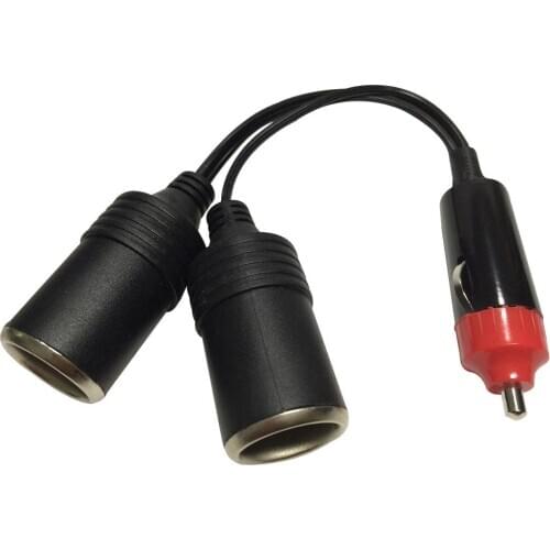 HOT SALES!!!New Arrival 1 to 2 DC 12V Car Cigaretted Lighter Power Charger Port Splitter 2 Ways Adapter
