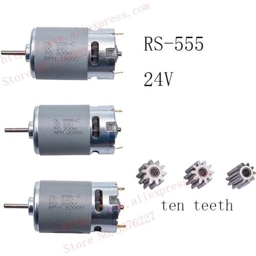 RS 555 24V Motor Drive Engine Accessory Kids RC Car Children Ride on Toys Replacement Parts