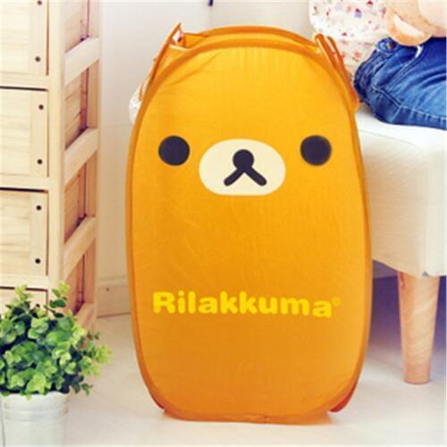 Cartoon Sorting Basket Folding Clothes Storage Basket Laundry Basket Children Kids Toys Sundries Storage Organizer Home Storage