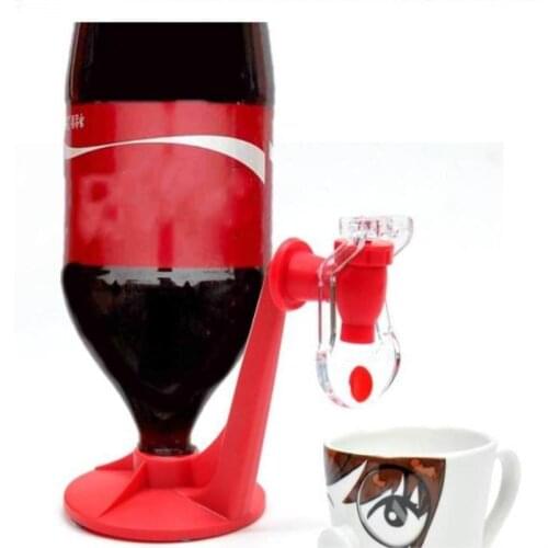 New Novelty Saver Soda Dispenser Bottle Coke Upside Down Drinking Water Dispense Machine For Gadget Party Home Bar