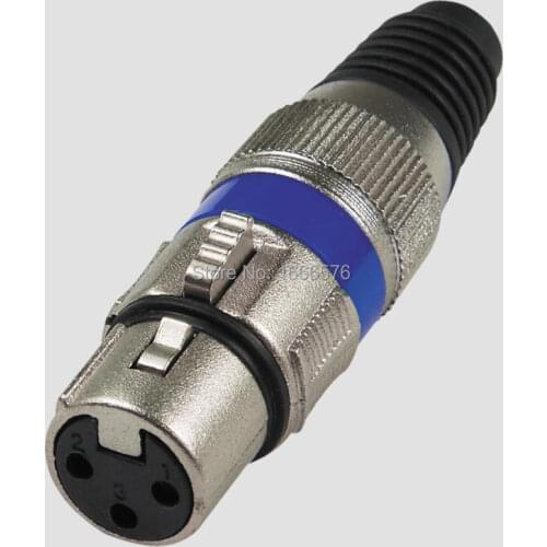 Wholesale 100 pcs/lot Microphone Speaker AMP XLR Female Connector -5013