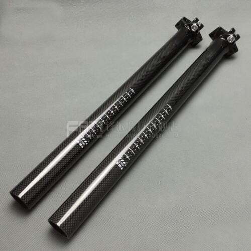 Without LOGO 3K Full Carbon Fiber MTB Road Bicycle Seatpost Superlight Bike Cycling Seat Post Parts 27.2/30.8/31.6x350/400MM