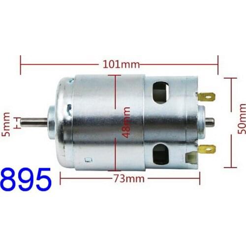 RS-895 DC 6V-24V 18V 9300RPM High Power Large Torque Ball bearing Carbon brush Motor For Drill&Screwdriver/Garden Electric Tools