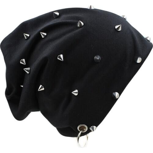 Fashion Adult Men Hip Hop Outdoor Winter Warm Beanies Skullies Casual Brand Hat With Ring Comfortable Soft Women Bonnet