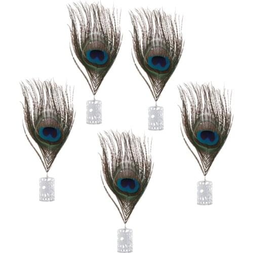 5 Pieces Hair Braid Accessories, Metal Hair Coil Dreadlocks With Synthetic Hair Decoration Pendants