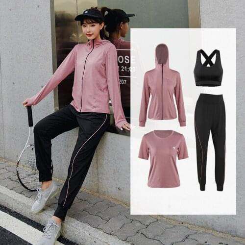 Women Sportswear Suit for Fitness Workout Gym Clothes Sports Clothing Tracksuit 2021 Yoga Set Breathable Running Plus Size 3XL