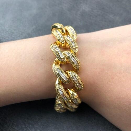 French bread square ladder bracelet Jewelry men
