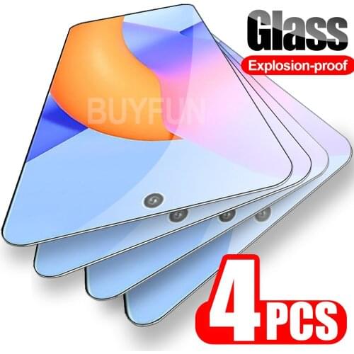 4PCS For Huawei Honor 10X 10i Lite 10 Safety Glass For Honor10i Honor10Lite Protective Glass Full Cover tempered glas honer 10i