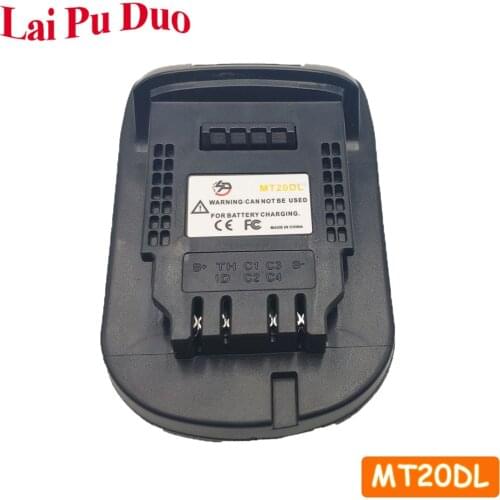 MT20DL Battery Adapter For Makita 18V 20V Li-ion Battery BL1830 BL1860 BL1815 For Dewalt DCB200 Li-Ion Battery