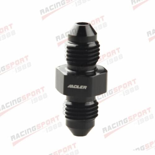 Aluminum Straight AN3 3AN To AN-3 Male Union Fitting Adapter BLACK
