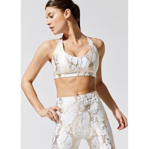 Ensemble women Yoga Set Hot Stamping Snake Skin Tracksuit Sexy Workout Gym Wear Running Clothes Fitness Sportswear Sport Suit