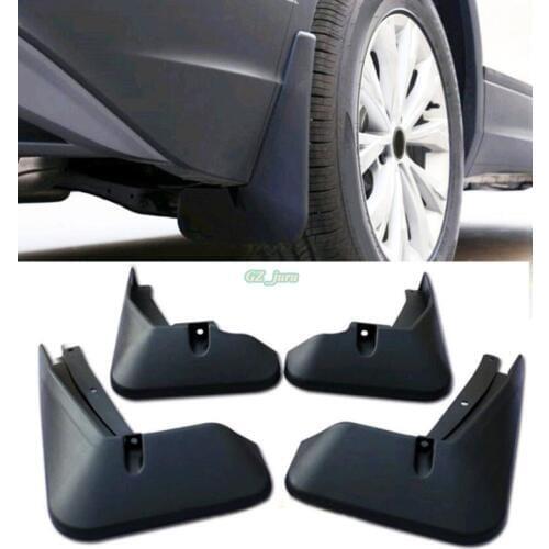 Car Accessories New Exterior Splash Guards Mud Flaps 4pcs for Volkswagen VW Tiguan 2016 2017