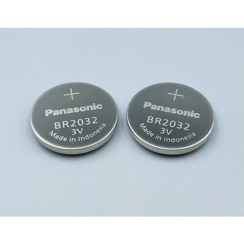 20pcs/lot Panasonic 3V BR2032 Battery BR 2032 High temperature Button Coin Batteries Cell