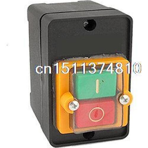 Power Tool AC 440V 10A On-Off Start Stop Push Button Switch 6 Screw Terminals