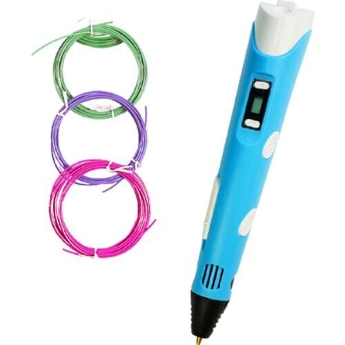 DIY Drawing Toy 3D Printing Pen With 1.75mm PLA Filament Creative Birthday Gift For Kids Design Drawing Children Educational Toy