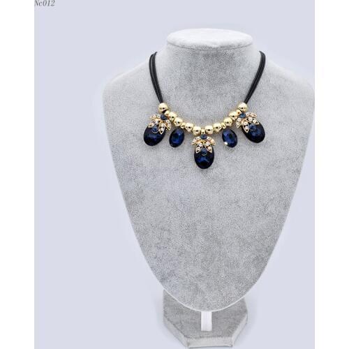 Crystal Necklaces & Pendants Collier Femme For Women 2017 Fashion Boho Colar Vintage Maxi Accessories Jewelry Collar Bijoux 012