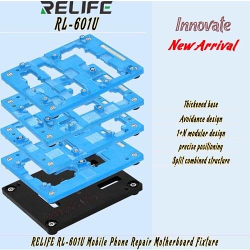 RELIFE RL-601U Phone Repair Motherboard Fixture for iPhone X XS XSMax 11 Pro Max 12 Mini Pro Max CPU Chip IC Disassembly Repair