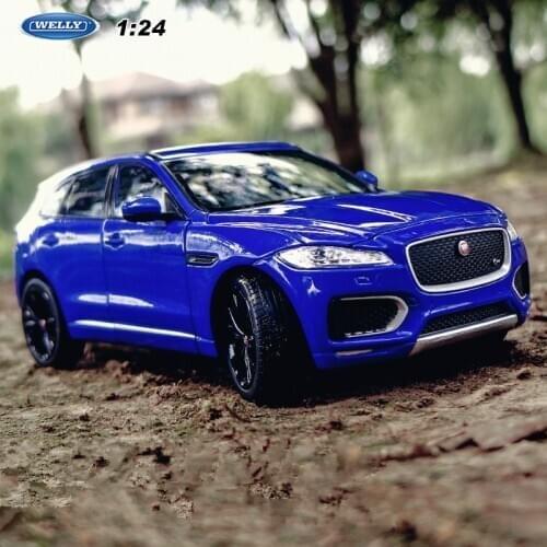 WELLY 1:24 Jaguar JAGUAR F-Pace SUV Car sports car simulation alloy car model crafts decoration collection toy tools gift