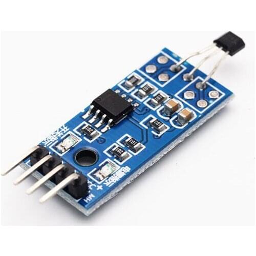 1Pcs New 3144E Hall Switch Speed Counting Sensor Module Position sensing Module For Arduino Smart Car Module