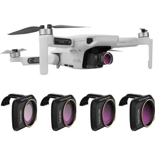 Mavic Mini ND/PL Filters Set ND4/PL ND8/PL ND16/PL ND32/PL Lens Filters with Polarizer for DJI Mavic Mini 4K Drone Camera