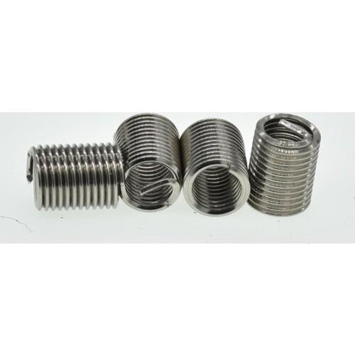 1000PCS M6*1*1.5D Screw Thread Insert Stainless Steel Fasteners Repair Tools Kit Coiled Wire Helical Screw Sleeve Set