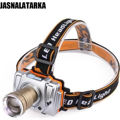 Headlight LED Portable USB Recharge Waterproof Zoomable Headlamp Miners Lamp Rotatable Torch Flashlight Outdoor Camping Light