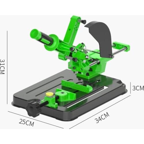 For 100/125 Angle Grinder Fixed Bracket Polishing Machine Conversion Cutting Table Saw Desktop Pull Rod Angle Grinding Stand