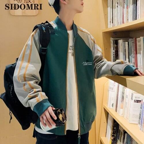 New hip hop streetwear baseball jacket coat letter B bone embroidery Stand-up collar japanese streetwear bomber college jacket
