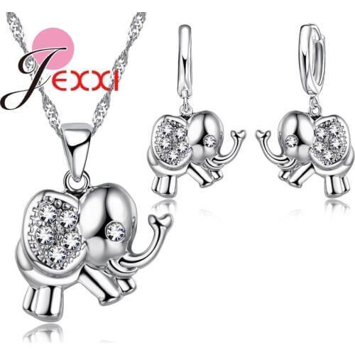 Latest Design 925 Sterling Silver Necklace Earring New Animals Wedding Jewelry For Woman Top Quality Wholesale