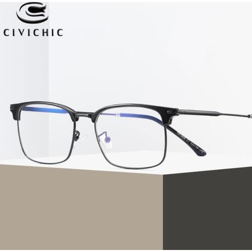 Chic Optical Myopia TR90 Frame Retro Computer Blue-ray Glasses Women Anti Blue Light Eyeglasses Man Gaming Gafas Luz Azul COG42