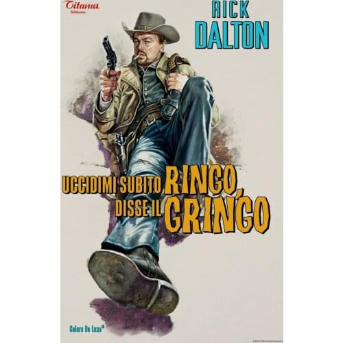 ONCE UPON A TIME IN HOLLYWOOD RICK DALTON MOON BLOOD KILLER MOVIE Art Film Print Silk Poster Home Wall Decor 24x36inch